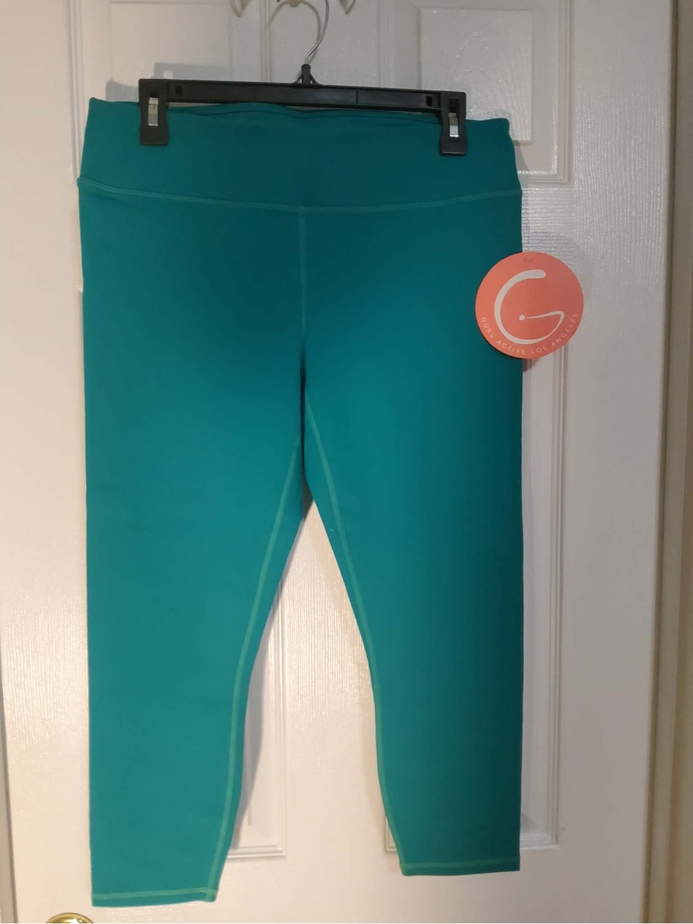 Teal Active Capri Leggings